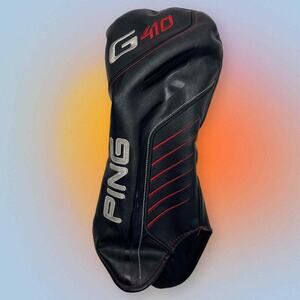 PING G410 DRIVER HEADCOVER BLACK RED WHITE GOLF HEAD COVER